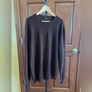 J. Crew Sweater Italian Cashmere Chocolate Brown Men’s Size XLT